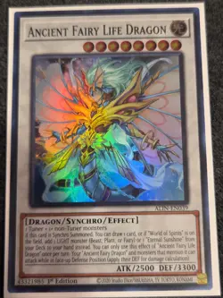 Ancient Fairy Life Dragon ALIN-EN039 Super Rare Alliance Insight Yu-Gi-Oh NM - Image 1