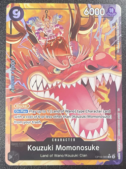 NEW Kouzuki Momonosuke Alt Art #085 OP16 The Time of Battle ENGLISH | PACK FRESH - Image 1