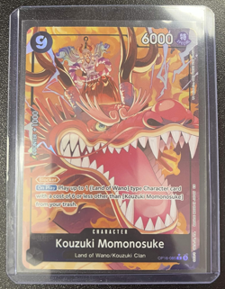 NEW Kouzuki Momonosuke Alt Art #085 OP16 The Time of Battle ENGLISH | PACK FRESH - Image 3
