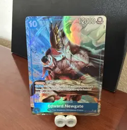 One Piece TCG Edward Newgate OP13-042 SR Alternate Art NM Pack to Sleeve - Image 1
