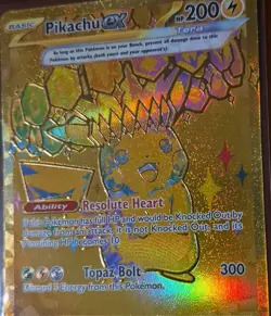 Pokemon TCG Pikachu EX Hyper Rare Card 179/131 Prismatic Evolutions NM Condition - Image 3