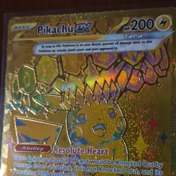 Pokemon TCG Pikachu EX Hyper Rare Card 179/131 Prismatic Evolutions NM Condition - Image 4