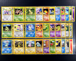 2000 Pokemon NEO GENESIS Set COMPLETE Uncommon Common NON HOLO Cards Lot NM MINT - Image 1
