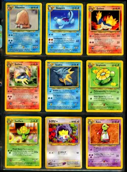 2000 Pokemon NEO GENESIS Set COMPLETE Uncommon Common NON HOLO Cards Lot NM MINT - Image 4