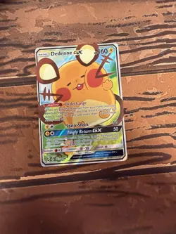 Pokemon TCG Dedenne GX 195A/214 Alternate Art Promo Holo rare INDIVIDUAL CARDS - Image 2