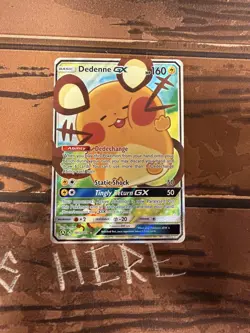 Pokemon TCG Dedenne GX 195A/214 Alternate Art Promo Holo rare INDIVIDUAL CARDS - Image 3