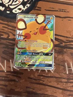 Pokemon TCG Dedenne GX 195A/214 Alternate Art Promo Holo rare INDIVIDUAL CARDS - Image 5