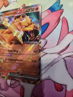 Pokemon TCG Charizard EX Scarlet & Violet Holo Double Rare Card 006/165 - Image 3
