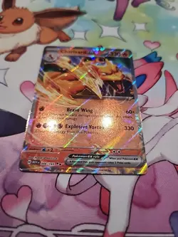 Pokemon TCG Charizard EX Scarlet & Violet Holo Double Rare Card 006/165 - Image 5