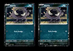 2 x Gastly 123/217 Cosmos Holo Ascended Heroes Promo Pokemon Card - Image 1