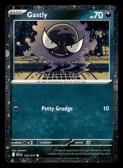 2 x Gastly 123/217 Cosmos Holo Ascended Heroes Promo Pokemon Card - Image 2