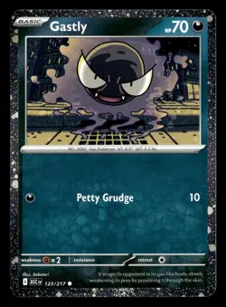 2 x Gastly 123/217 Cosmos Holo Ascended Heroes Promo Pokemon Card - Image 4