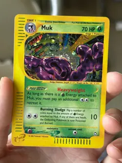 MUK H17/H32 Aquapolis HOLO SWIRL E-Reader rare Pokemon TCG card NM+ CLEAN! - Image 3
