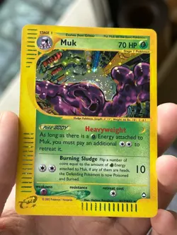 MUK H17/H32 Aquapolis HOLO SWIRL E-Reader rare Pokemon TCG card NM+ CLEAN! - Image 4