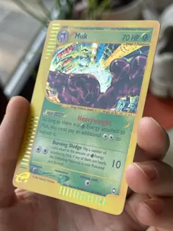 MUK H17/H32 Aquapolis HOLO SWIRL E-Reader rare Pokemon TCG card NM+ CLEAN! - Image 5
