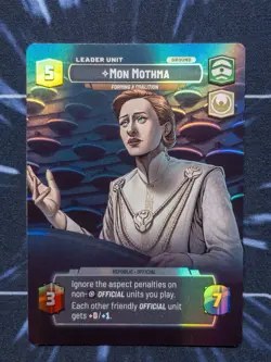 Star Wars Unlimited: Mon Mothma - Forming a Coalition (Showcase) SEC 1029 - Image 1