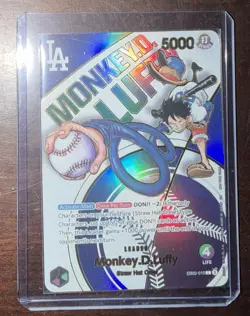1 X Lot Monkey.D.Luffy (010) (Dodgers x ONE PIECE) #EB02-010 One Piece Card - Image 1
