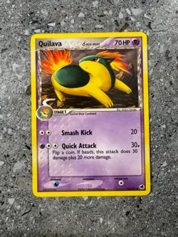 Pokemon TCG Cards Quilava 36/101 Dragon Frontiers Uncommon EXC-NM - Image 1