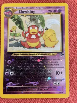 Pokemon Slowking Reverse Holo Card Southern Islands Promo 14/18 2001 UNGRADED - Image 2