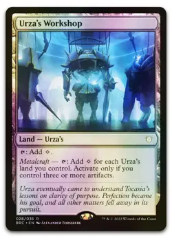Urza's Workshop #28 (Foil) (NM) Brothers' War BRC Magic MTG - Image 1