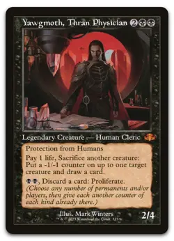 Yawgmoth, Thran Physician (Retro Frame) #315 NM Dominaria Remastered Magic MTG - Image 1