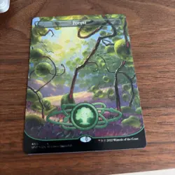 Forest (490) (Borderless) (Galaxy Foil) Unfinity Foil - Image 1