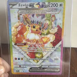 Pokemon TCG Eevee EX 174 Prismatic Evolutions Black Star Promo Card - Image 2