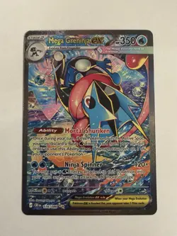 Mega Greninja EX 116/086 SIR Chaos Rising Special Illustration Rare Pokemon NM - Image 1