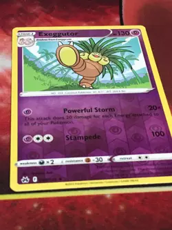 C6390 POKEMON TCG CROWN ZENITH EXEGGUTOR #058 NM REVERSE HOLO RARE - Image 2
