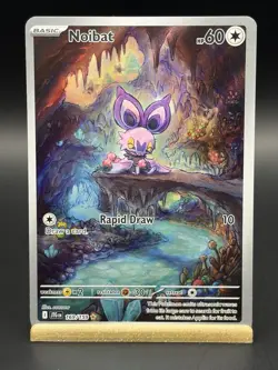Noibat 169/159 SV09: Journey Together NM Pokemon TCG Illustration Rare - Image 1