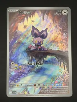 Noibat 169/159 SV09: Journey Together NM Pokemon TCG Illustration Rare - Image 3