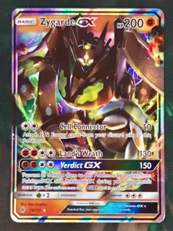 Zygarde GX 73/131 Holo GX Rare Forbidden Light LP Pokemon - Image 1