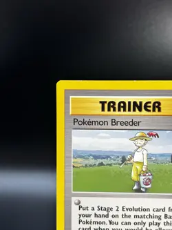 Pokemon TCG Pokemon Breeder 76/102 Base Set Trainer LP $1 Shipping! - Image 2