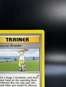 Pokemon TCG Pokemon Breeder 76/102 Base Set Trainer LP $1 Shipping! - Image 3