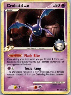 Crobat G 47/127 Platinum Uncommon Pokemon - Image 1