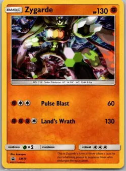 Zygarde - SM15 Sun & Moon Promo Promo Holo Pokemon - Image 1
