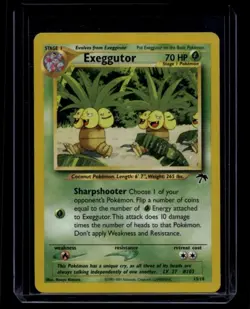 Pokemon TCG Exeggutor 13/18 Southern Islands Promo LP - Image 1