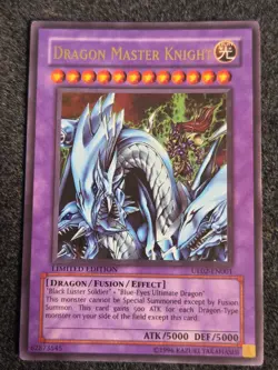 Dragon Master Knight - UE02-EN001 - Ultra Rare Yugioh Promo Card LP Yu-Gi-Oh! - Image 1