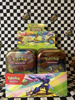Pokemon Vibrant Paldea Sealed Mini Tin (Priced Each Tin / Artwork May Vary) New - Image 1