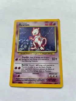Mewtwo 10/102 Holo Rare Base Set - Pokemon - Image 1