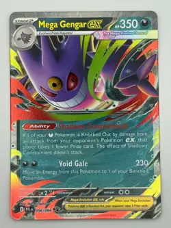 MEGA GENGAR EX 056/094 DOUBLE RARE PHANTASMAL FLAMES POKEMON NM/M - Image 1