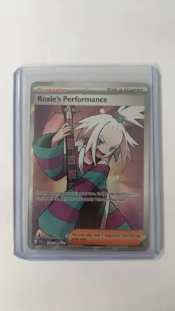 Pokemon TCG: Chaos Rising - Roxie's Performance 112/86 Full Art NM+ - Image 1