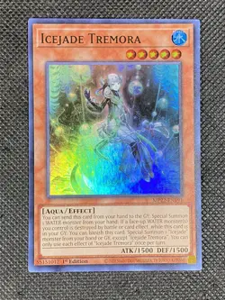 YuGiOh! - Icejade Tremora MP22-EN191 Super Rare 1st Edition Near Mint - Image 1