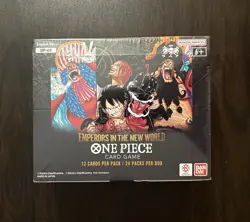 One Piece TCG OP-09 Emperors In The New World Booster Box SEALED ENGLISH - Image 1