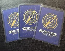 Bandai One Piece Kouzuki Momonosuke OP06-107 Holo Alt Art English Lot of 3 - Image 2