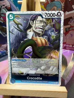 Crocodile (Pirate Foil) P-082 Premium Booster -The Best- Vol. 2 One Piece NM - Image 1