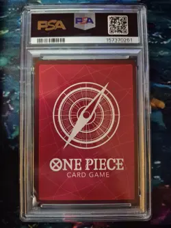 2024 ONE PIECE EMPERORS NEW WORLD OP09 001 SHANKS ALT ART LEADER PSA 10 GEM MINT - Image 2