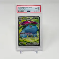 PSA 10 Venusaur ex 182/165 MEW EN-151 Ultra Rare Pokemon Card - Image 1