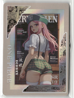 JEWELRY BONNEY SR SR-10 Magazine Cover Holo One Piece Anime Collectible Card - Image 1