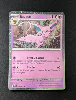 Espeon - (Cosmos Holo) 033/131 Rare Miscellaneous Cards & Products Holo MCAP - Image 1
